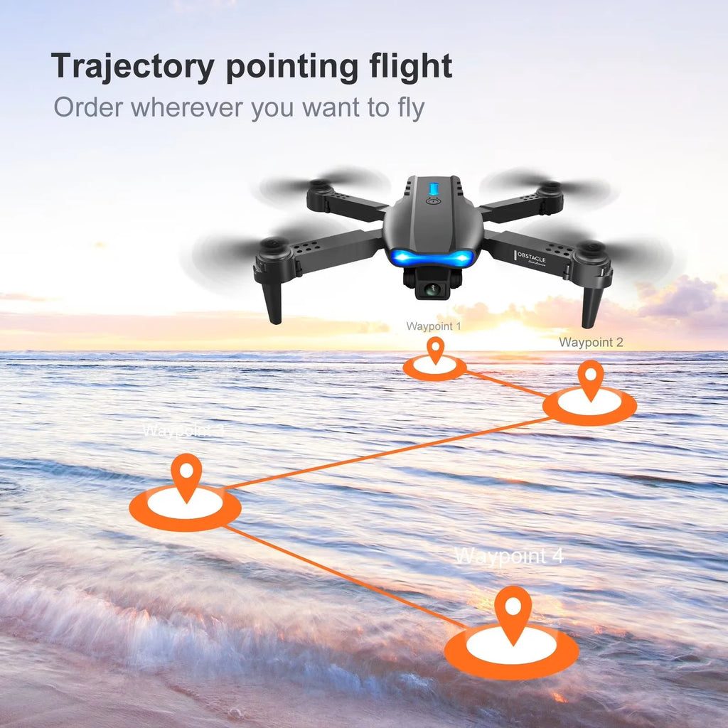 SkyVolt™ E88 PRO MAX Drone 🚁✨ — Dual 8K Camera, Wi-Fi & Foldable Design