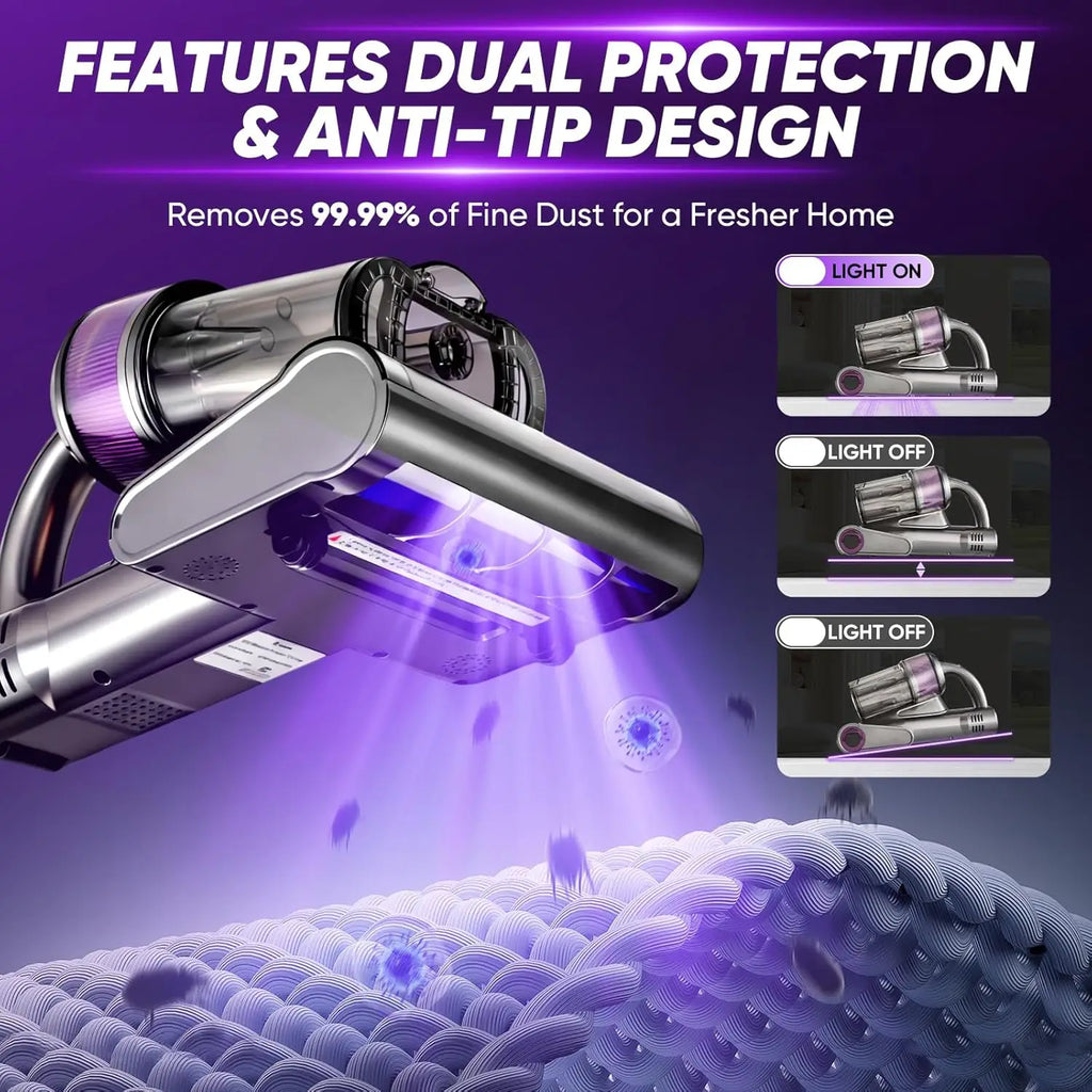 PureRest™ UV Vacuum 🛏️✨ — Deep Clean for Fresher Bedding