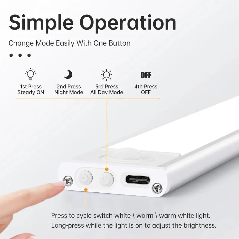 Zonix™-LED Motion Sensor Under Cabinet Light