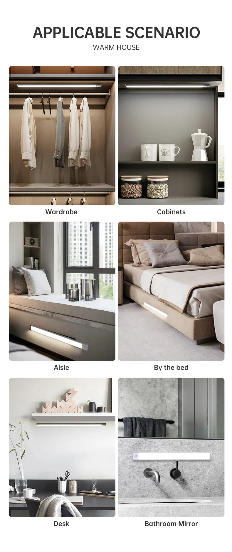 Zonix™-LED Motion Sensor Under Cabinet Light