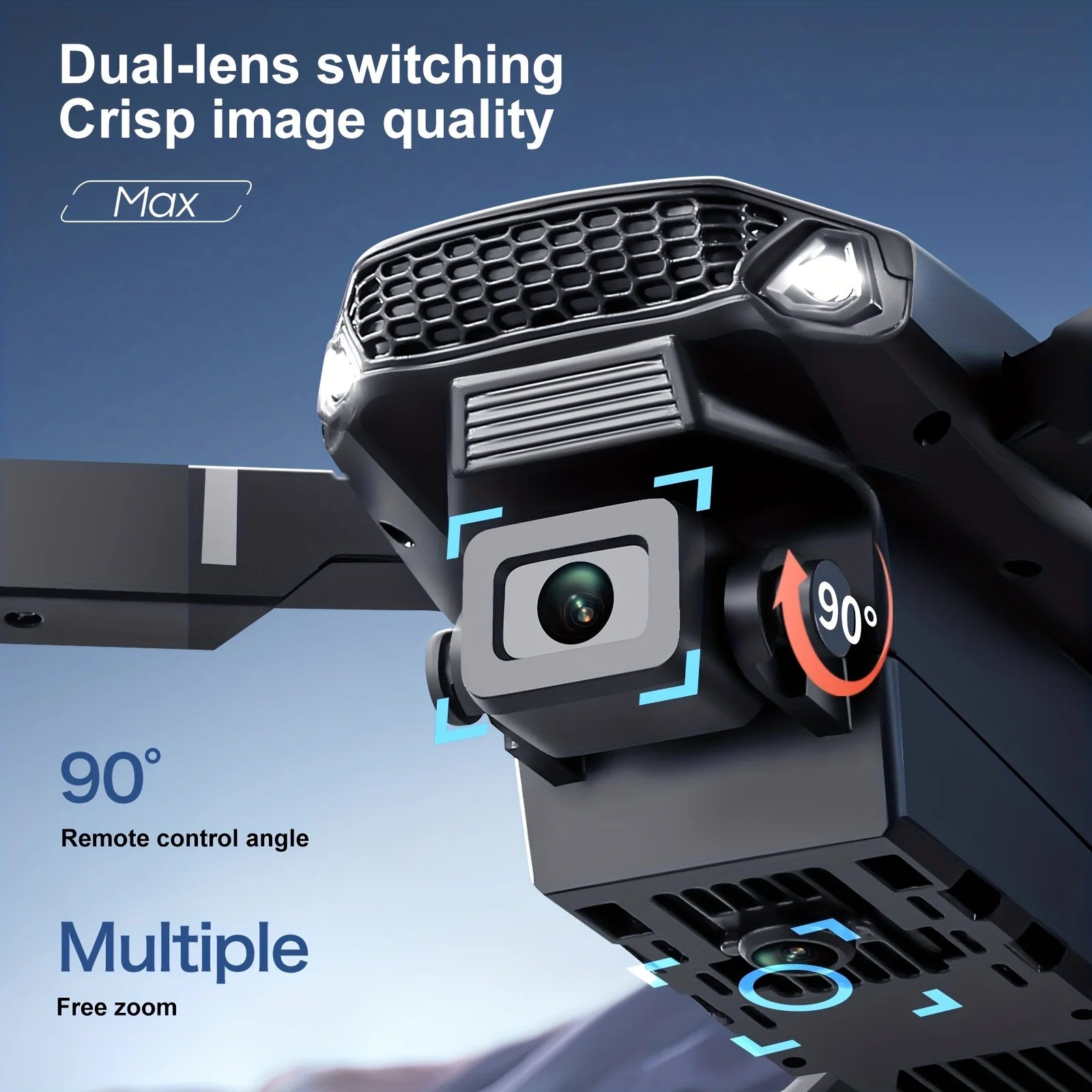 SkyVolt™ E88 PRO MAX Drone 🚁✨ — Dual 8K Camera, Wi-Fi & Foldable Design