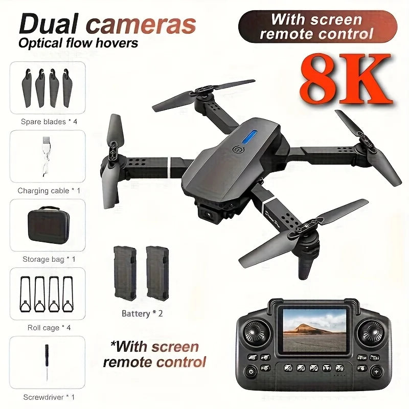 SkyVolt™ E88 PRO MAX Drone 🚁✨ — Dual 8K Camera, Wi-Fi & Foldable Design