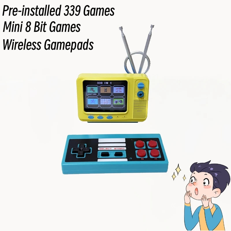 RetroRush™ GV300S Console 🎮🔥 308 Classic Games Inside
