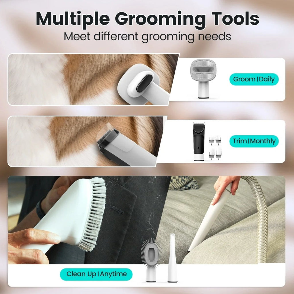 FurSonic™-Dog Grooming Vacuum Kit