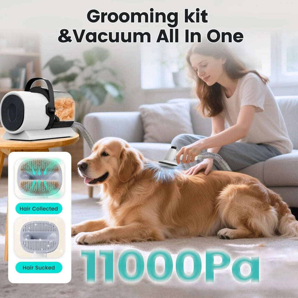 FurSonic™-Dog Grooming Vacuum Kit